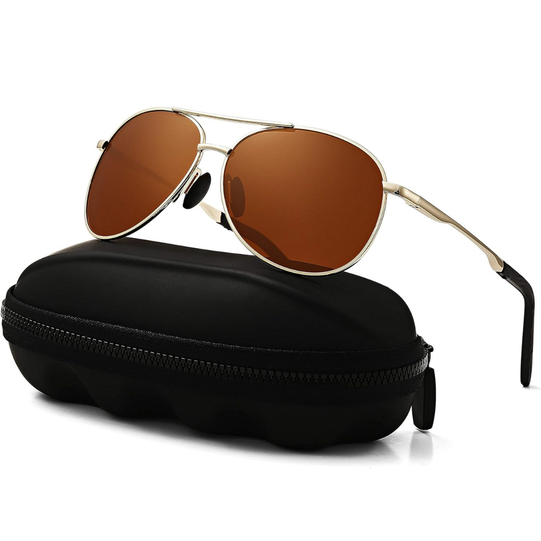 Premium Gepolariseerde Aviator Zonnebril - Joey