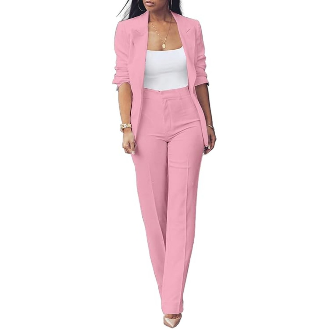 Trendy Dames Blazer Set - Quina