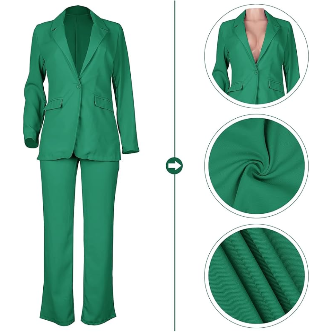 Trendy Dames Blazer Set - Quina