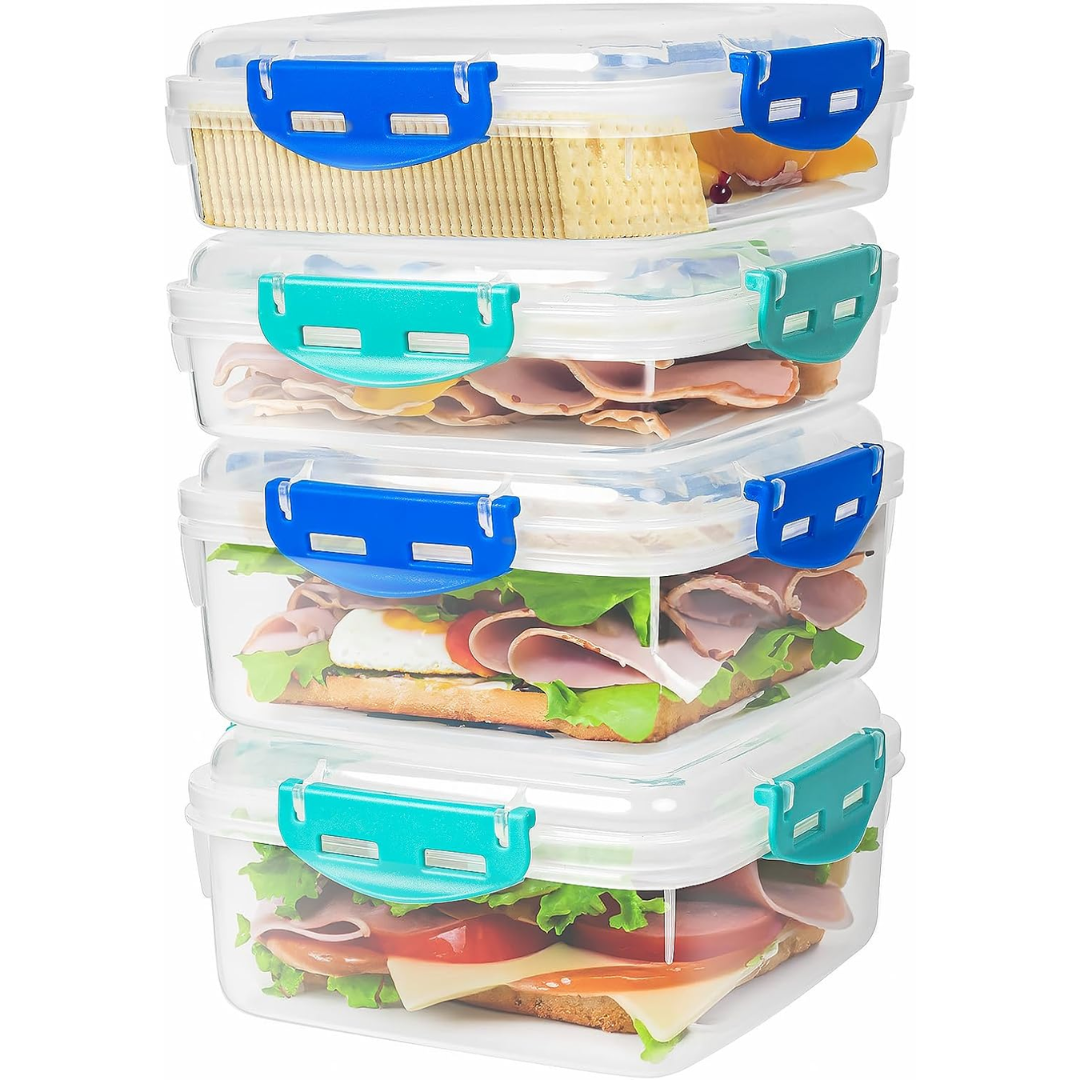 Luchtdichte Lunchtrommels (4-Pack) - LunchVault