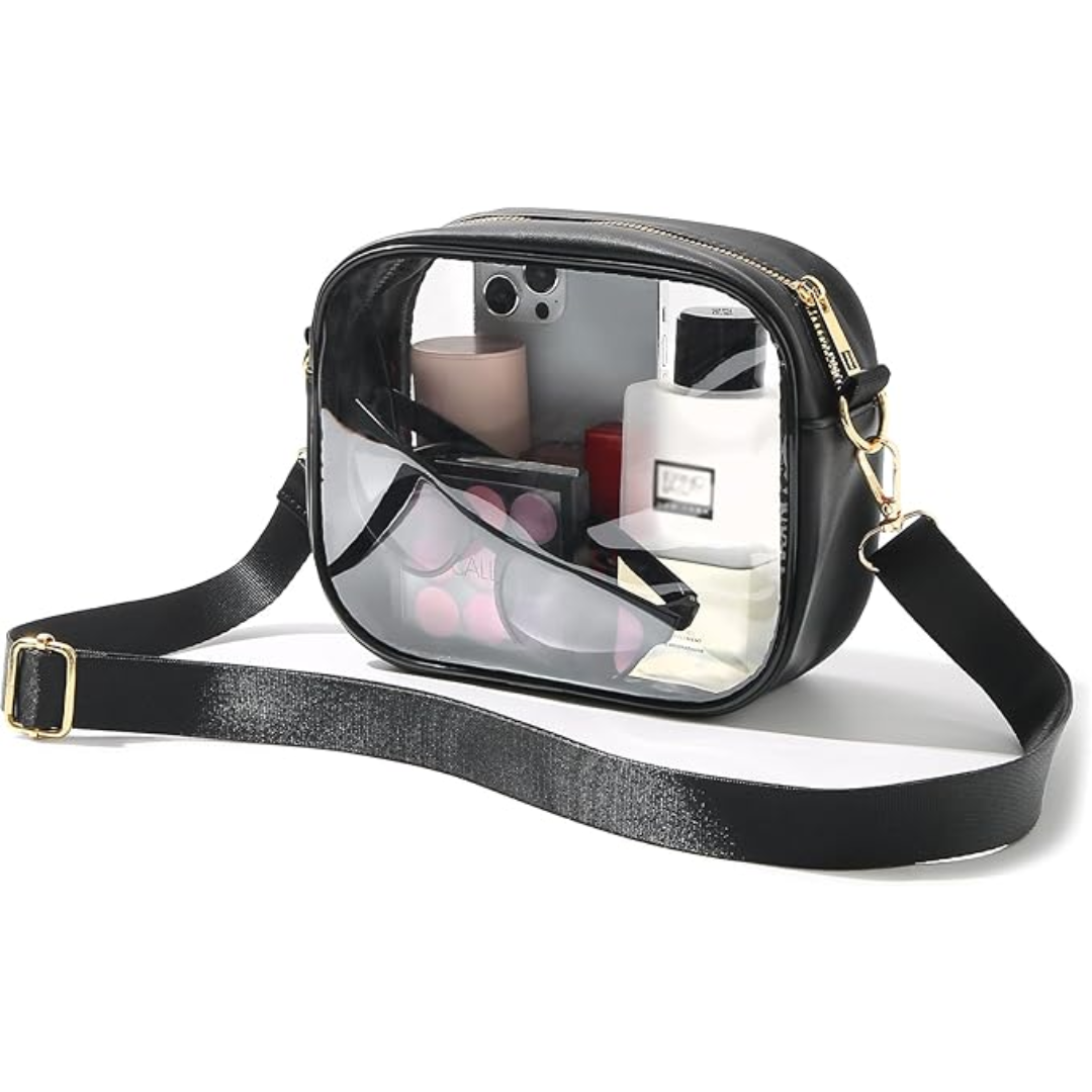 Compacte Transparante Crossbody Tas - VisiBag