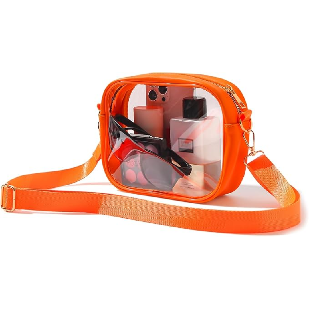 Compacte Transparante Crossbody Tas - VisiBag