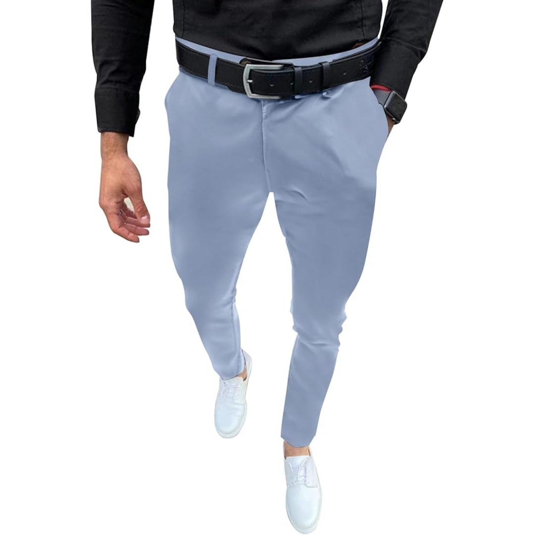 Heren Slim Fit Stretch Pantalon - Evert