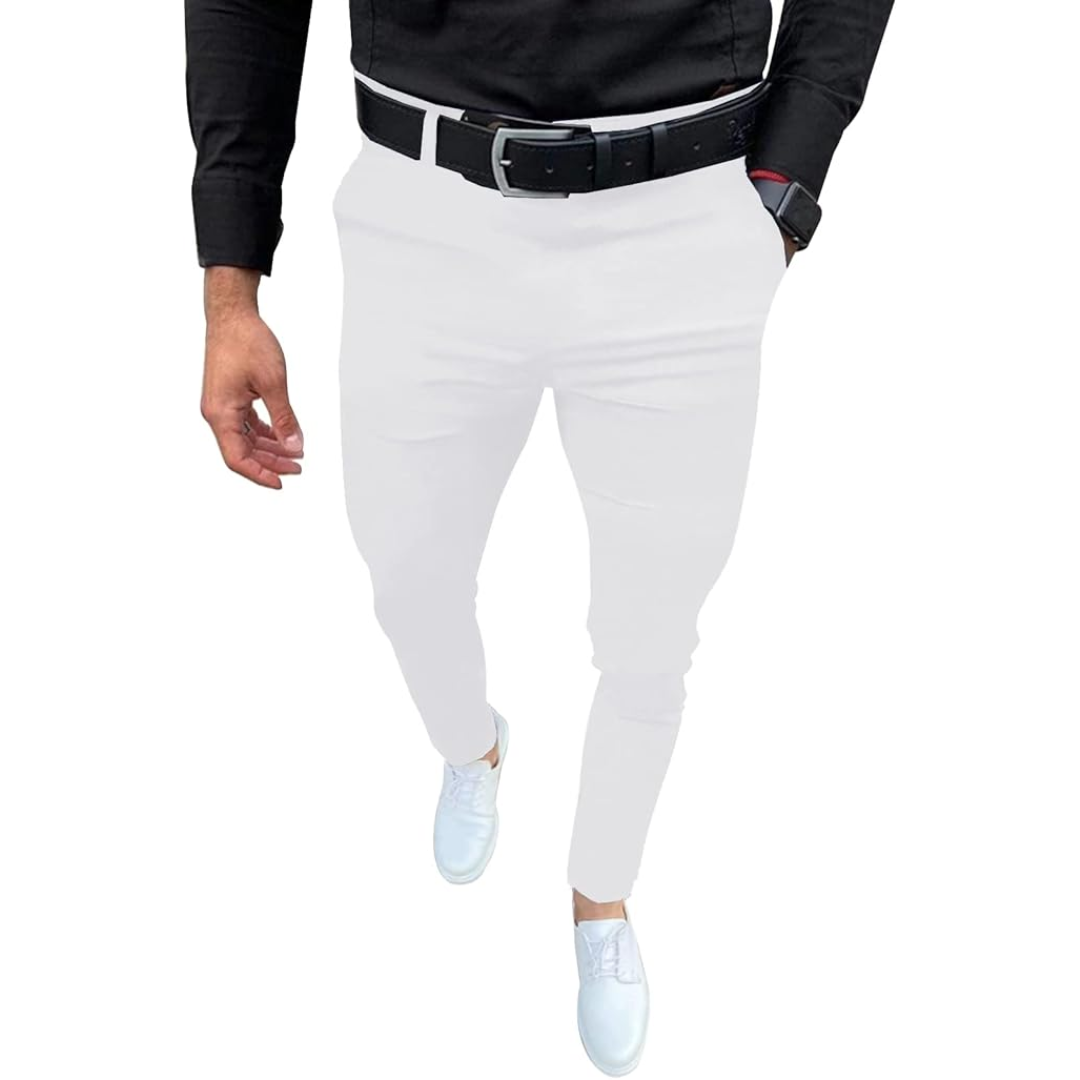 Heren Slim Fit Stretch Pantalon - Evert