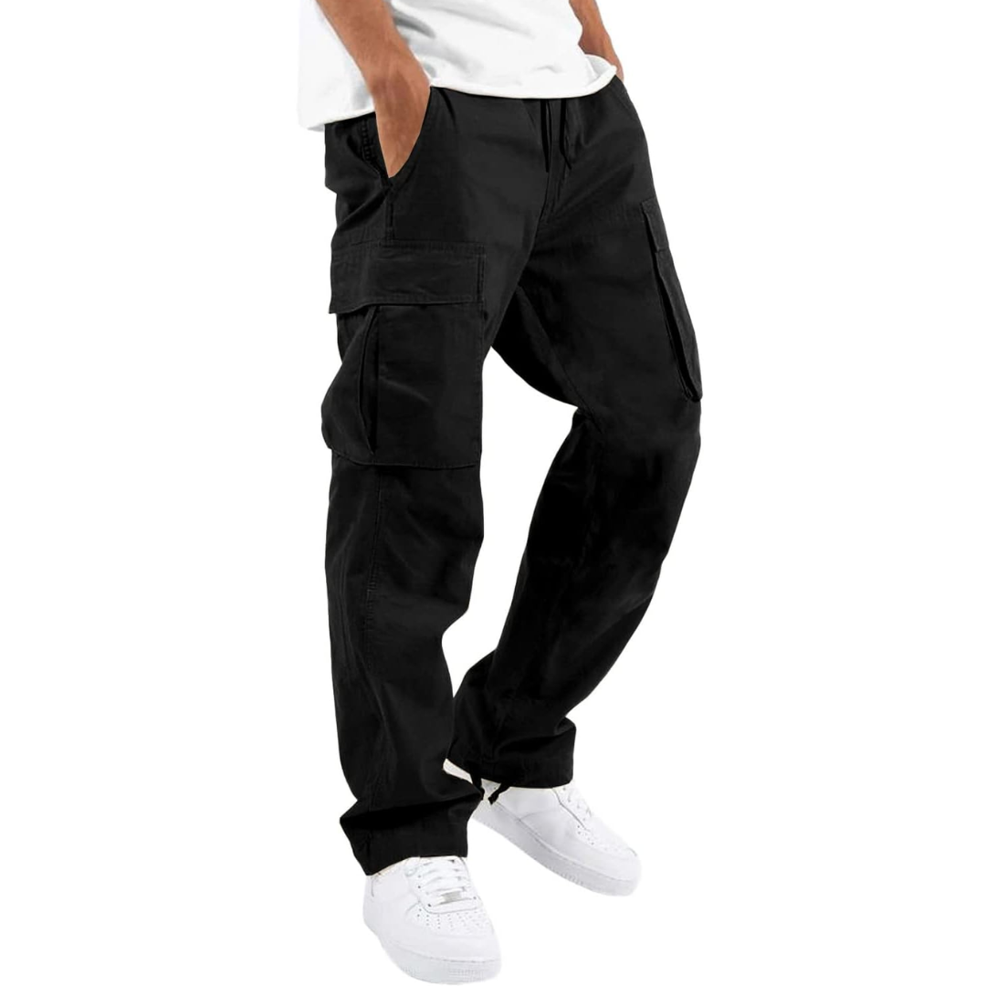 Heren Katoenen Cargo Joggers - Arno