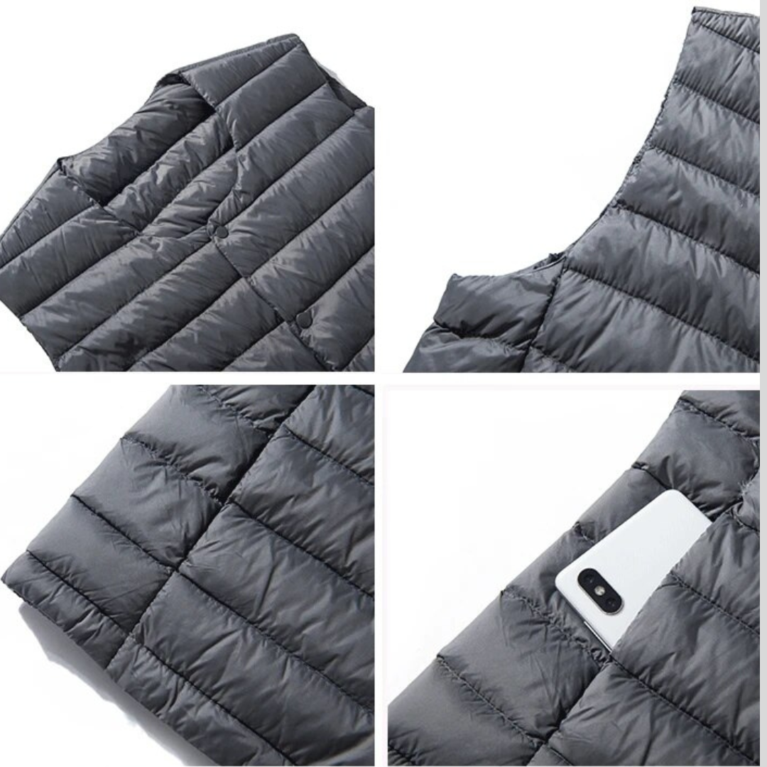 Ultralichte Heren Donsbodywarmer – Laurent