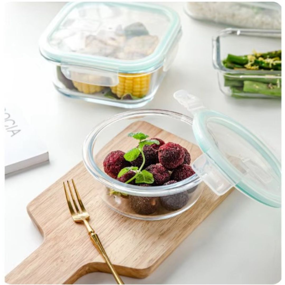 Lunchbox van Borosilicaat Glas - GlassGuard Bento