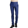 Heren Tapered Faux Leather Biker Pants - Bernard