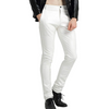 Heren Tapered Faux Leather Biker Pants - Bernard