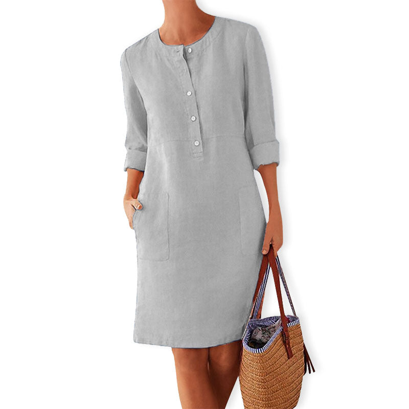 Luchtige zomerjurk in frisse kleur – Nika