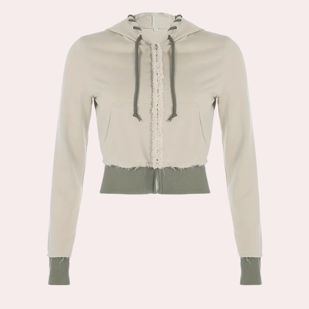 Modieus Damesvest met Capuchon - Elise