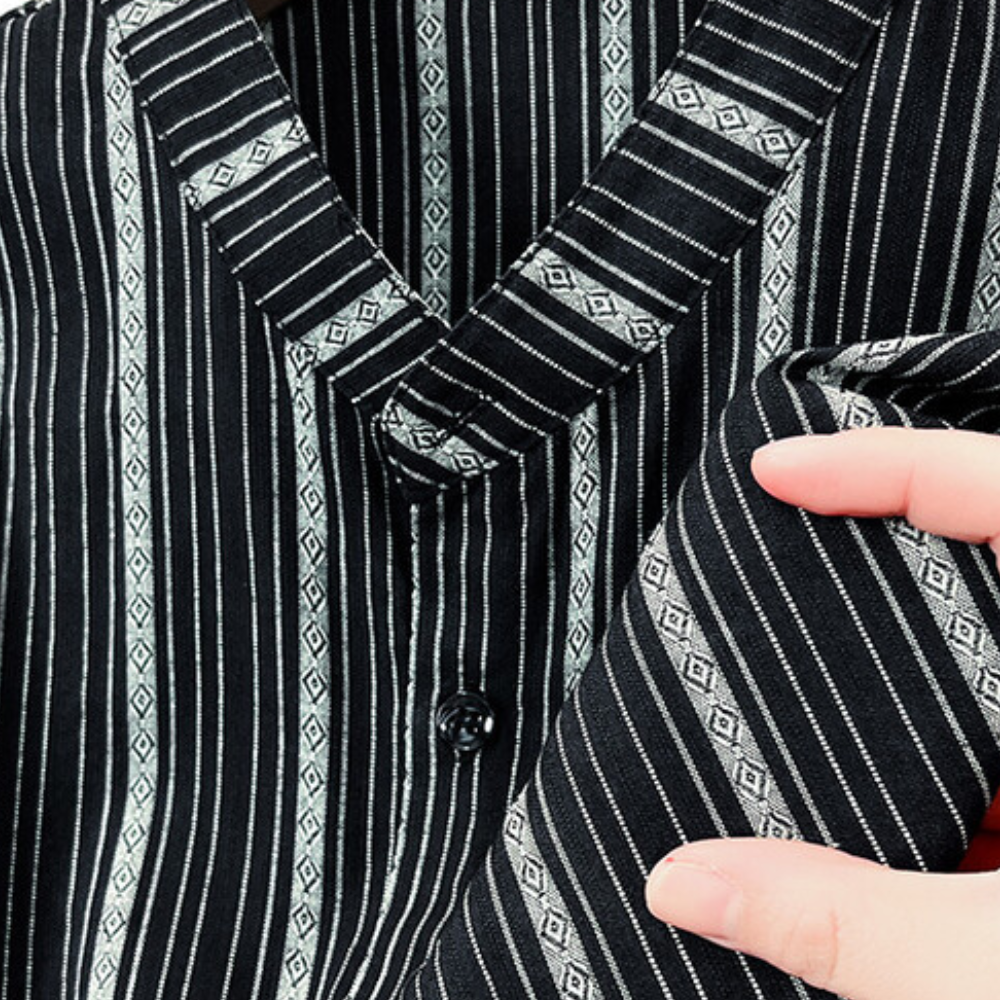 Stijlvol Gestreept Zomer Heren Overhemd - Lars