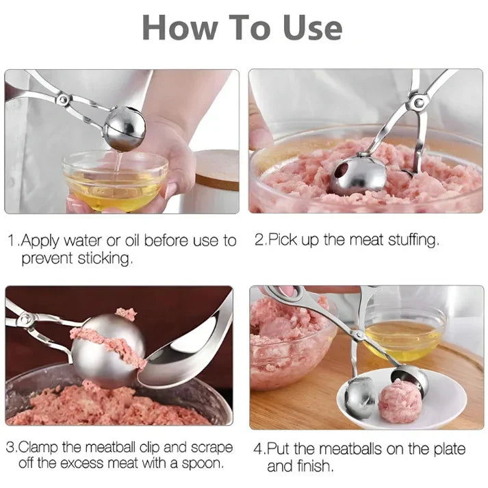 RVS Gehaktbalvormer - MeatballMaster