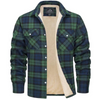 Fleece Gevoerde Geruite Herenjas – Arvid