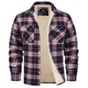 Fleece Gevoerde Geruite Herenjas – Arvid