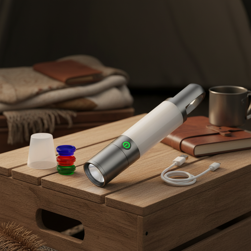 Rechargeable LED Flashlight - SparkLite – Fashablo Mode