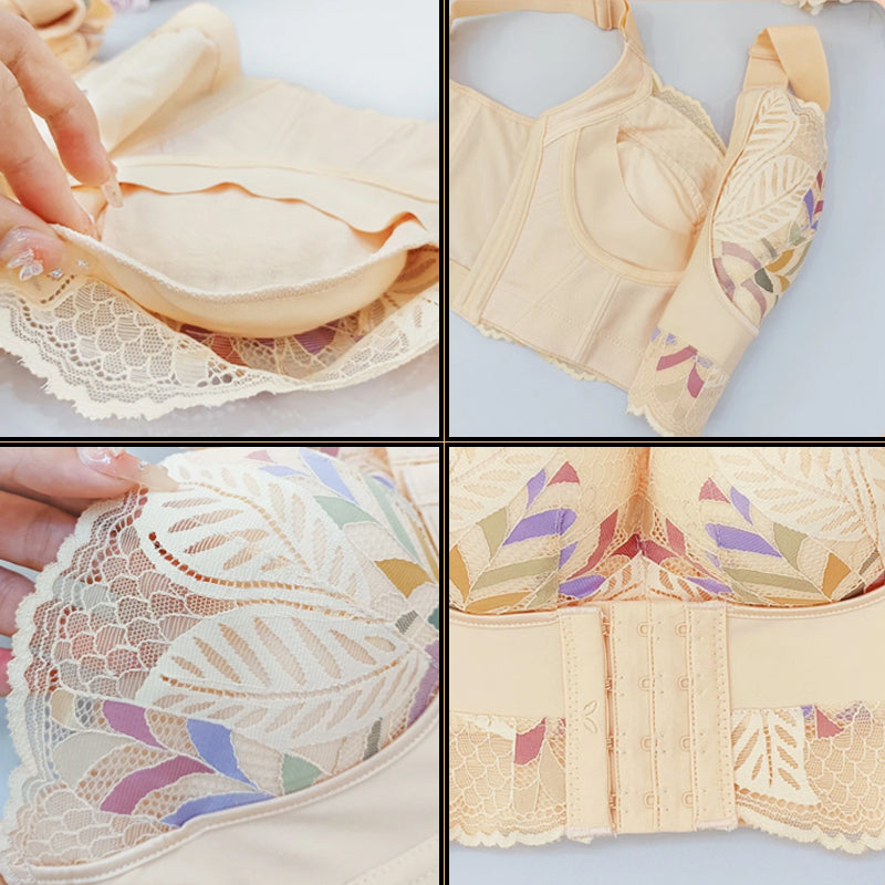 Frontsluiting BH met Bloemenkant – Emilia