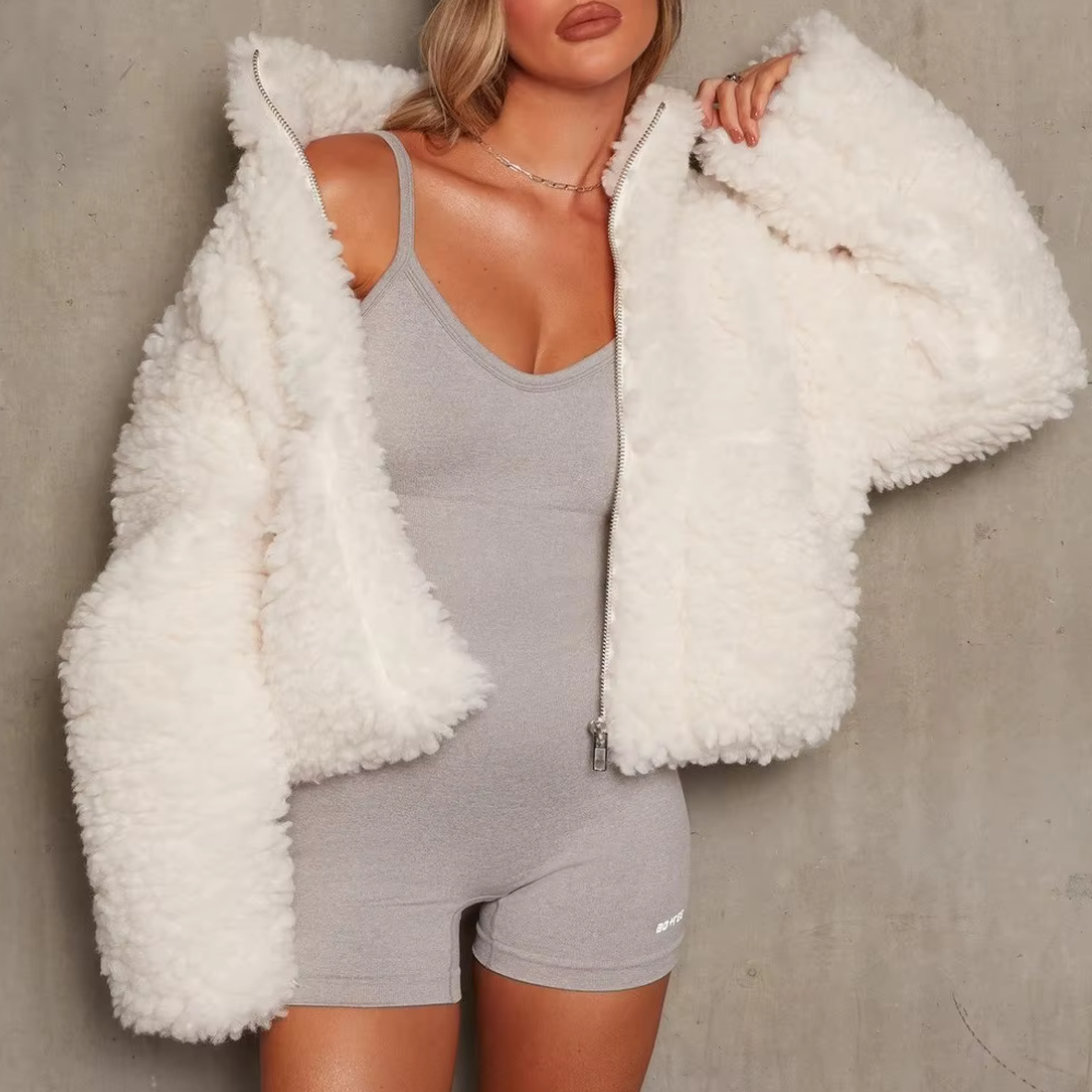 Warme en Zachte Damesjas - Livia