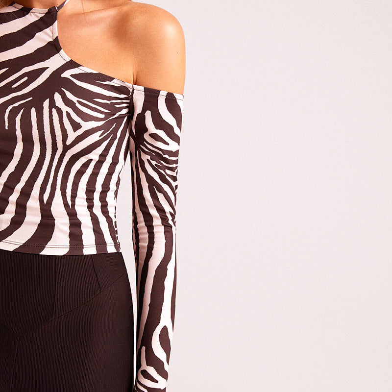 Bijou Zebra Top | Dé print van dit seizoen