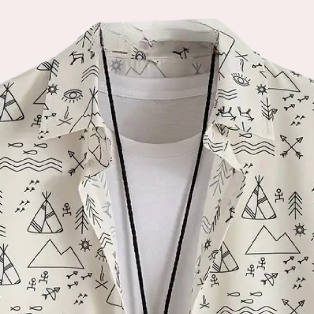 Casual Overhemd met Print voor Heren - Emilio