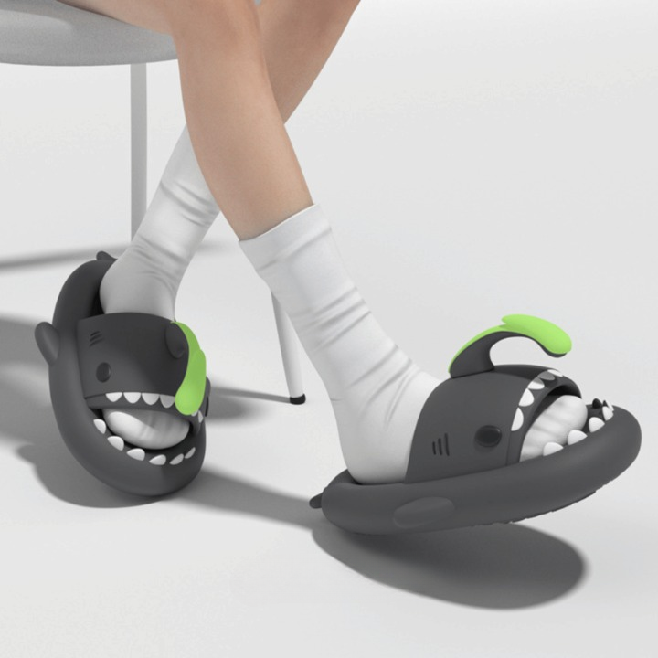 Trendy SoftSteps Sharkies Slipper – Zacht, Dempend