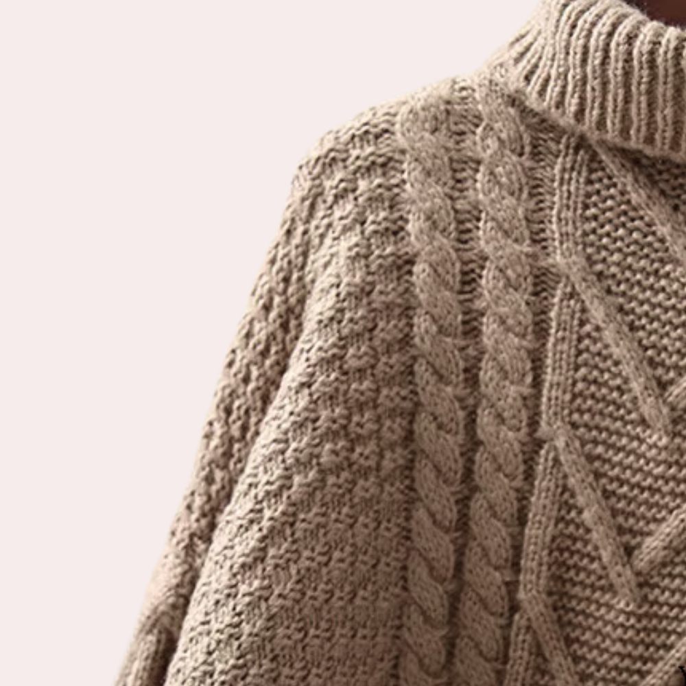 Stijlvolle Gebreide Coltrui voor Dames - Lina