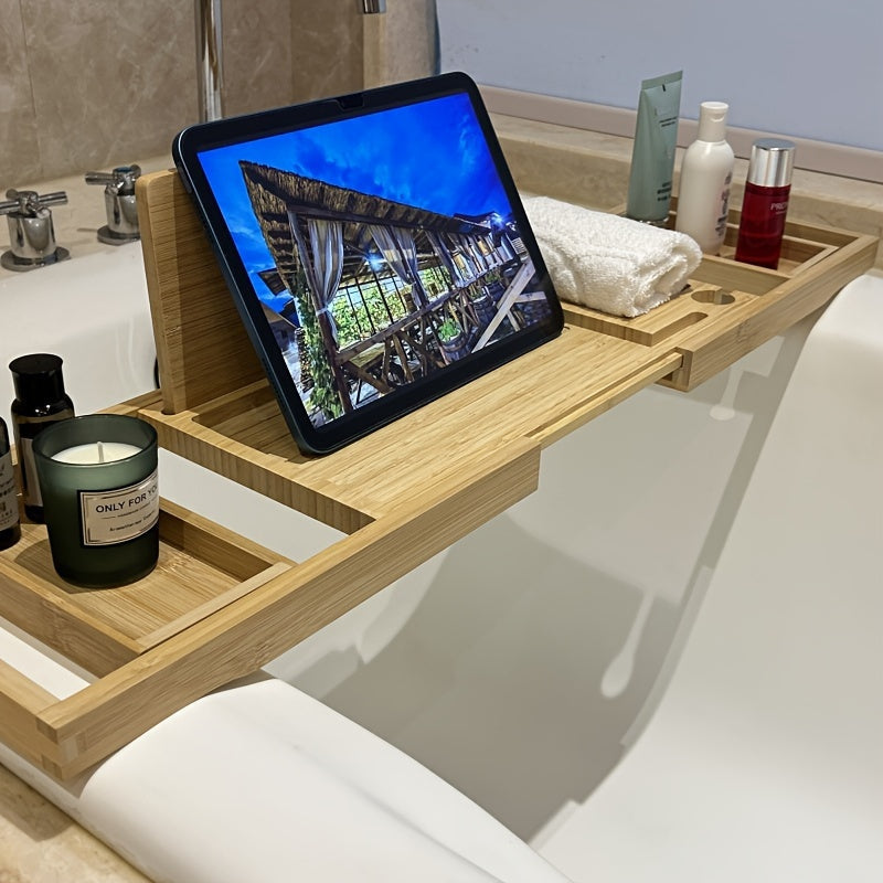 Luxe Bamboe Badkuip Tray - ZenBath