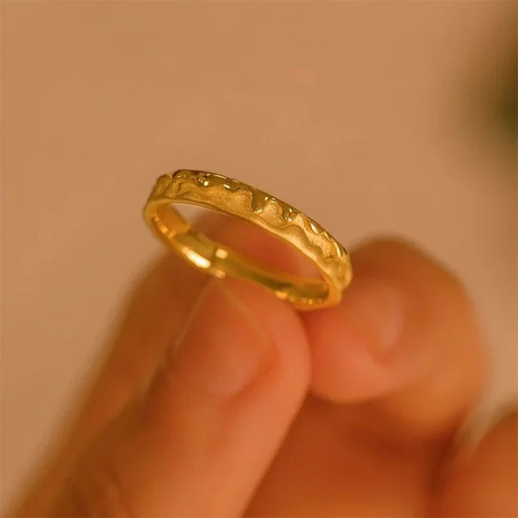 Stijlvolle Gouden Honingring - Sienna