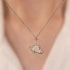 Gouden Planeet Ketting - Celestia