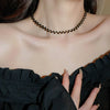Dubbele Kristallen en Parels Ketting - Amira