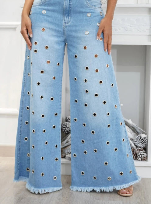 Retro Comfort High-Rise Flared Jeans - Leona