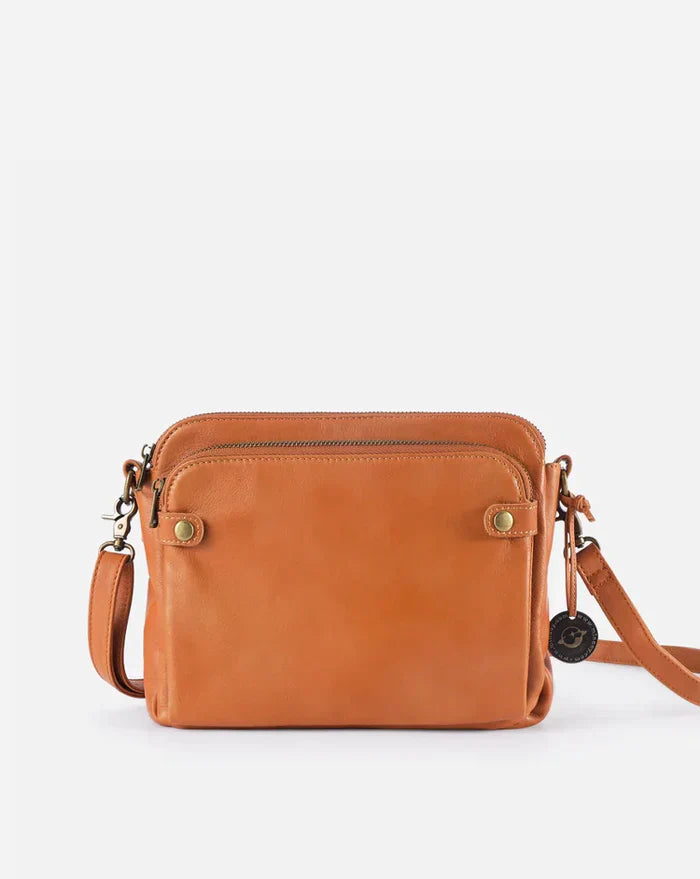 Leren Crossbody Schoudertas - PremierSatchel
