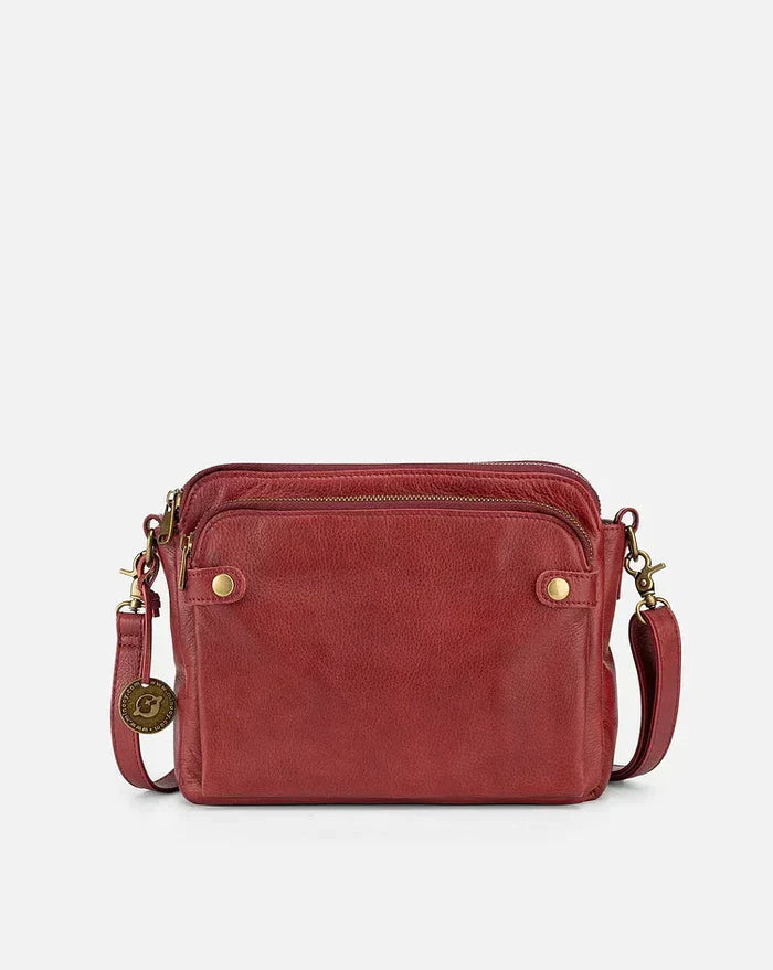 Leren Crossbody Schoudertas - PremierSatchel