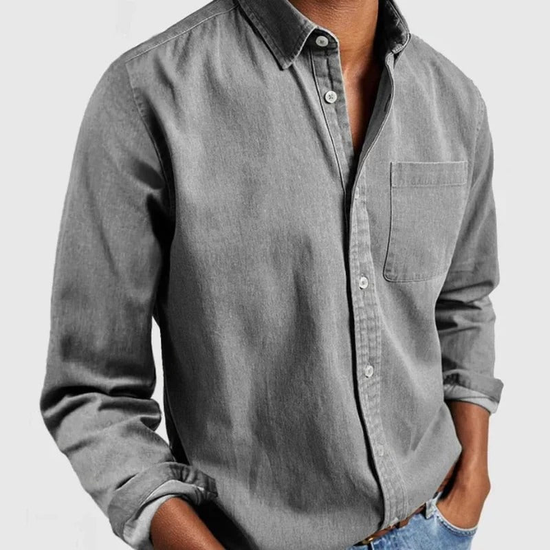 Heren Denim Overhemd – Dorian
