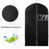 Ademende kledinghoes set – 5-pack kledingopslaghoezen met venster (1+1 GRATIS)