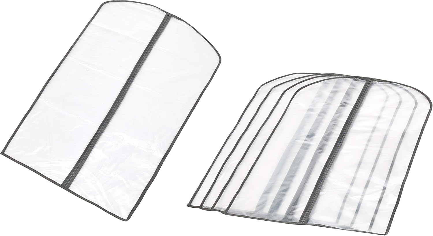 PEVA Kledingopberghoes Set – 5-Pack Stofhoezen met Rits (1 Kopen, 1 GRATIS)