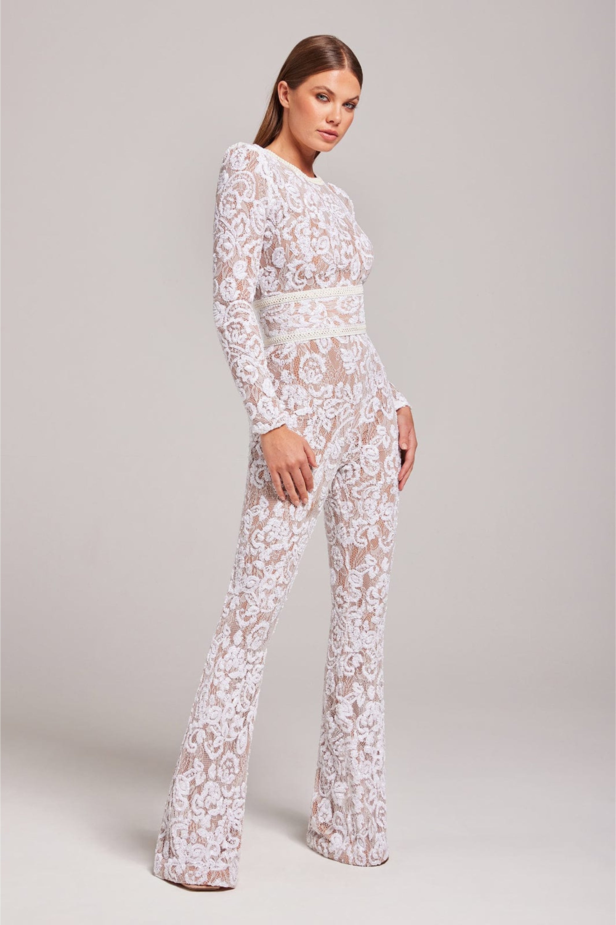 Stijlvolle Avondjumpsuit met V-hals - Juliette