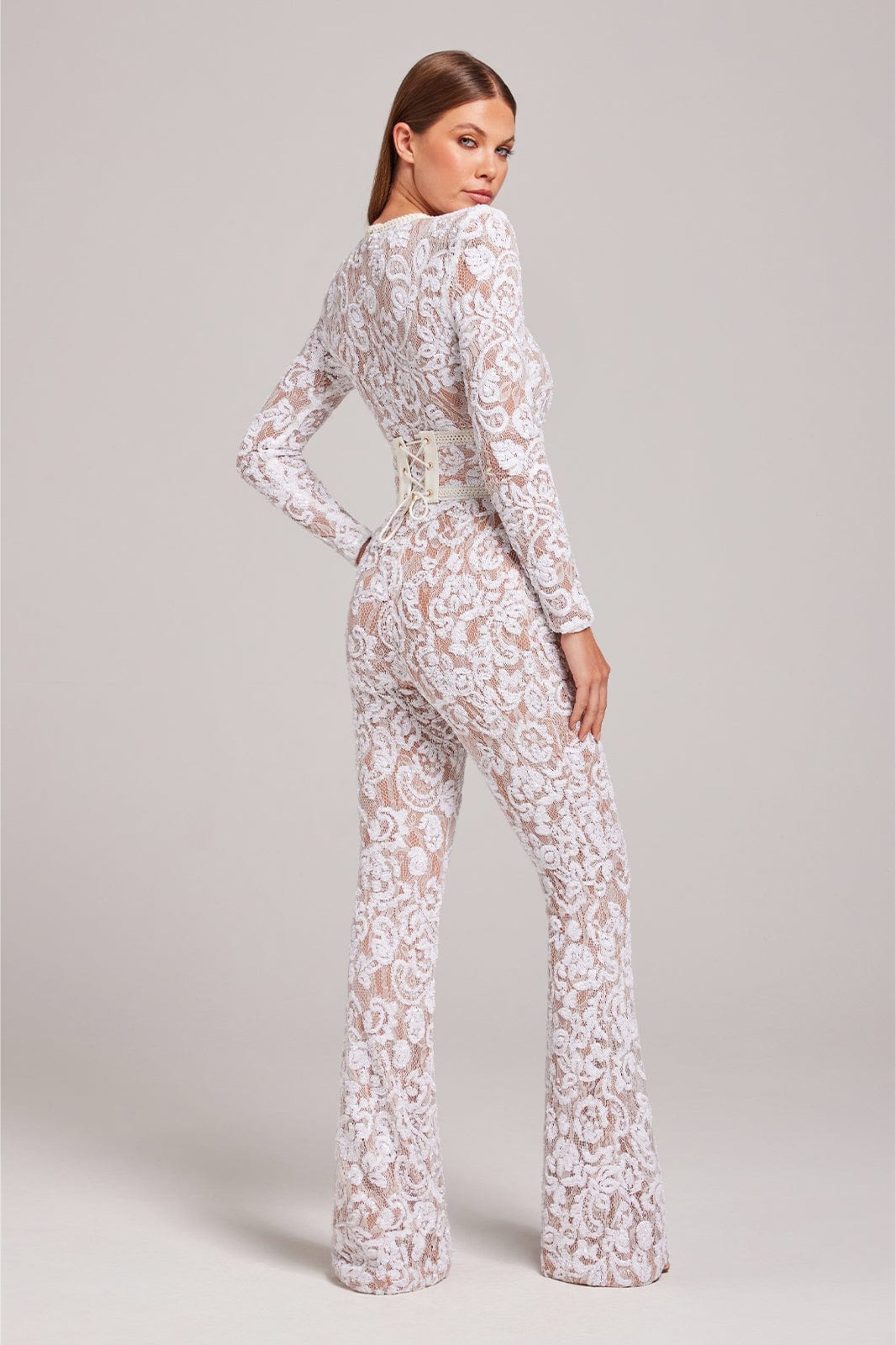 Stijlvolle Avondjumpsuit met V-hals - Juliette