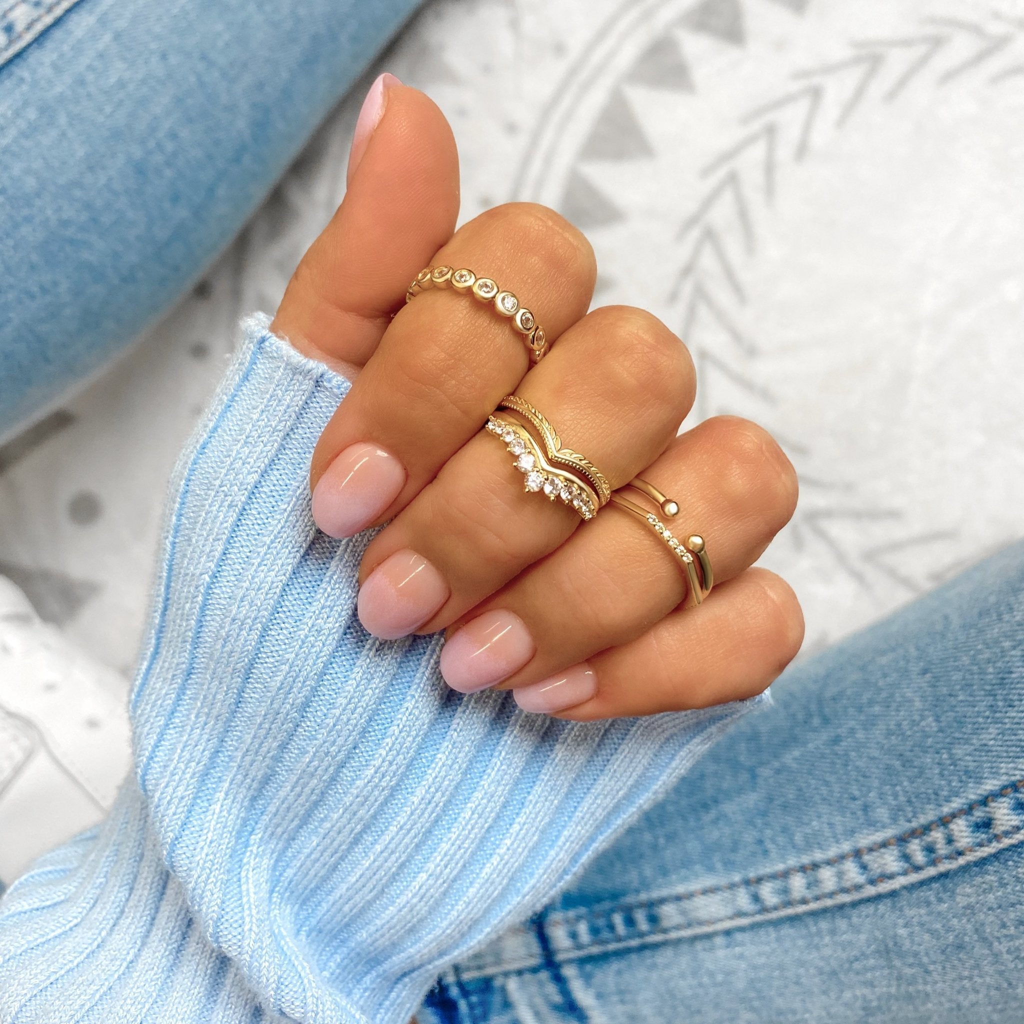 Zirkonia Kroonring - Allegra