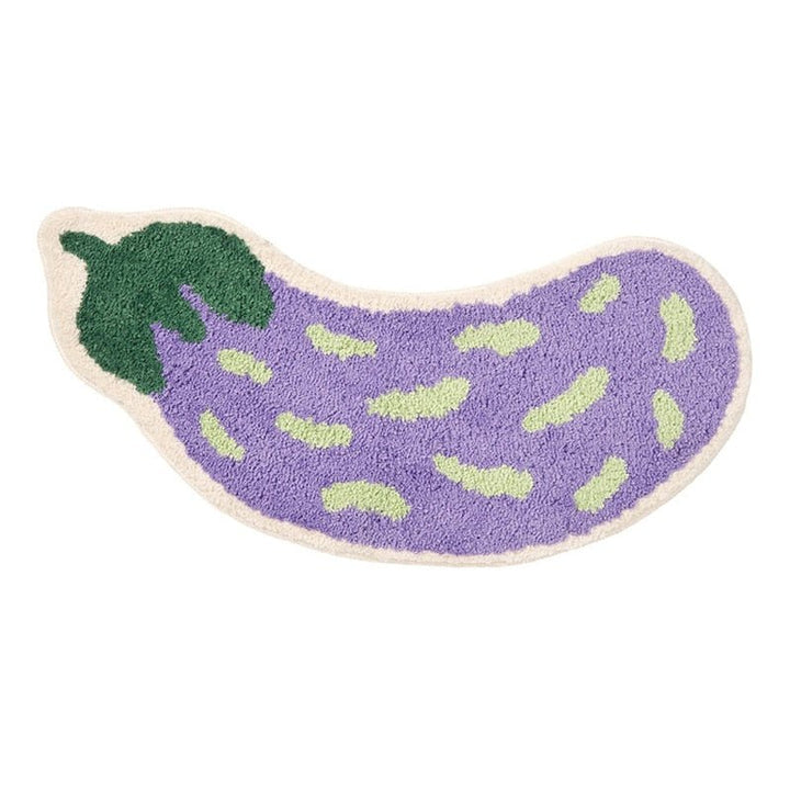Anti-Slip Badmat met Banaan of Aubergine Design - ZestPad