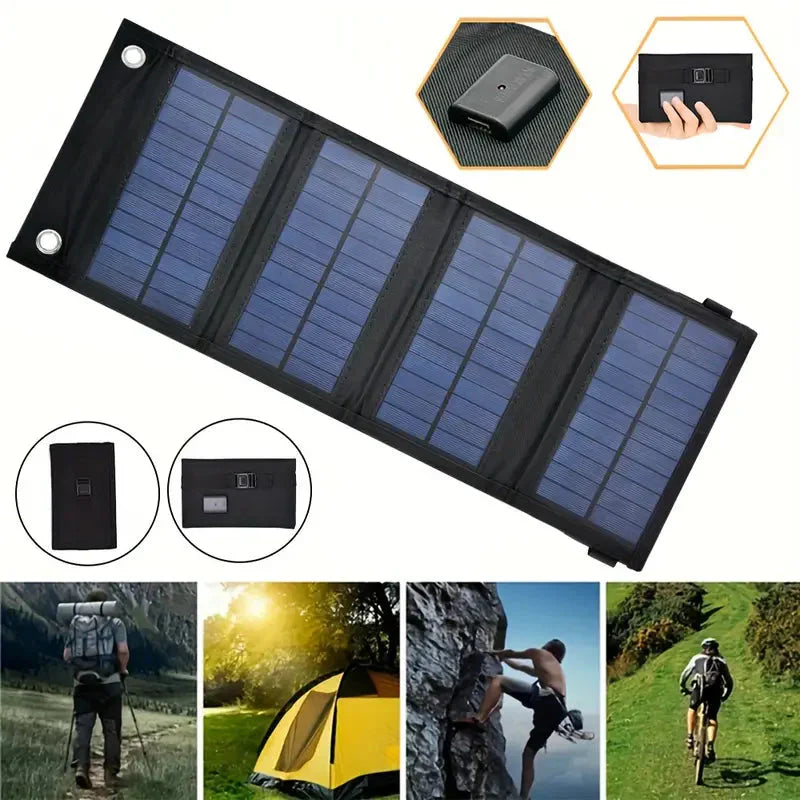 Opvouwbare Powerbank op Zonne-energie - SolarMate