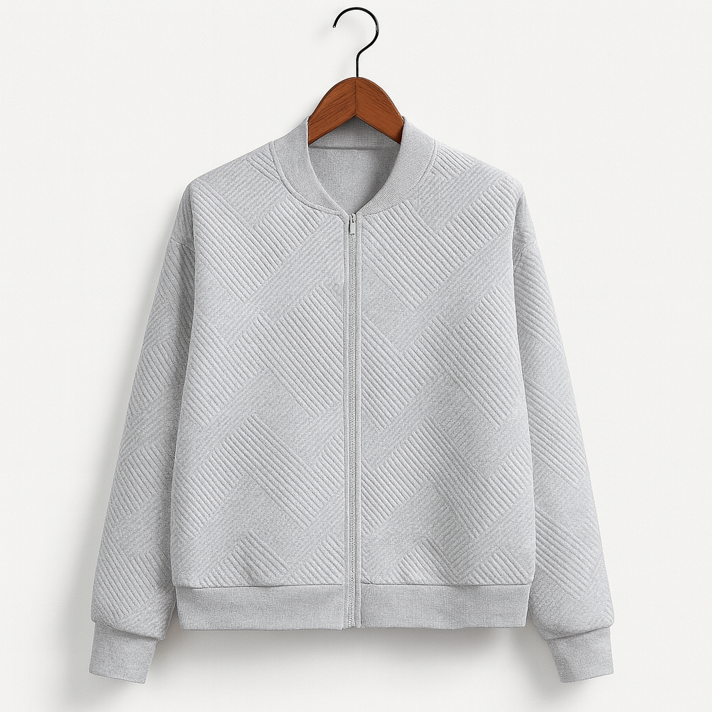 Stijlvolle Dames Zip-Up Jas – Rivka