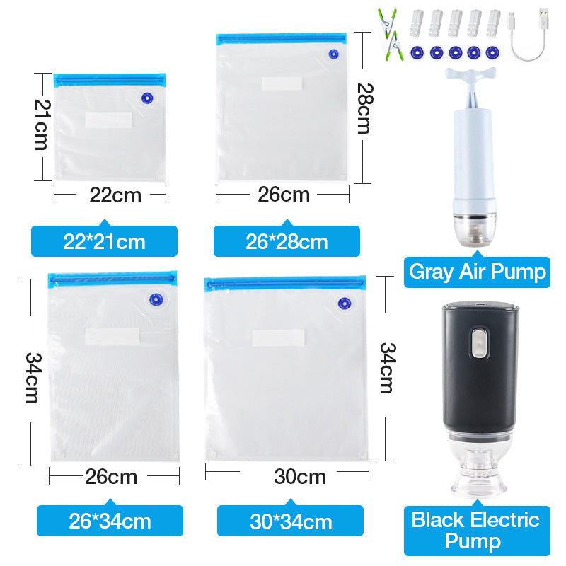 10 Herbruikbare Vacuüm Sealer Zakken - FreshGuard