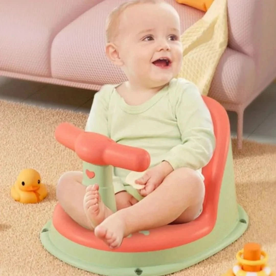 Antislip Babyzitje voor Veilig Badtijdcomfort - Bubblie