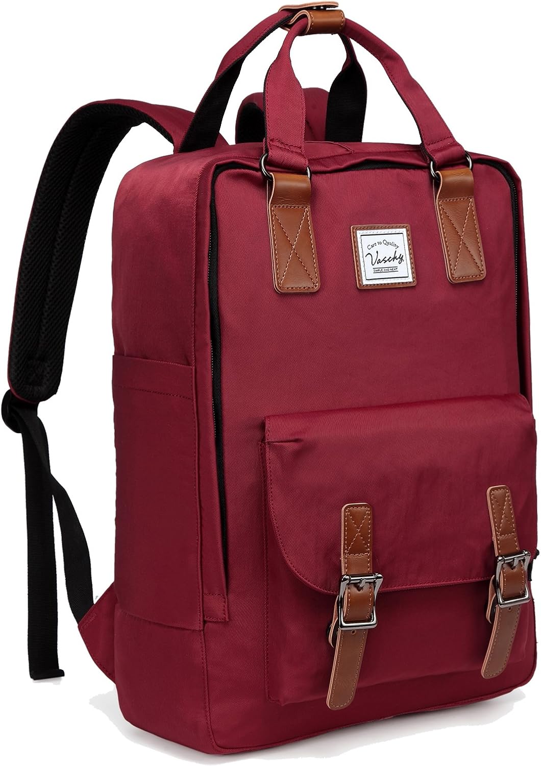 15.6” Waterdichte Vintage Laptop Rugzak met Opbergvakken – UrbanEase
