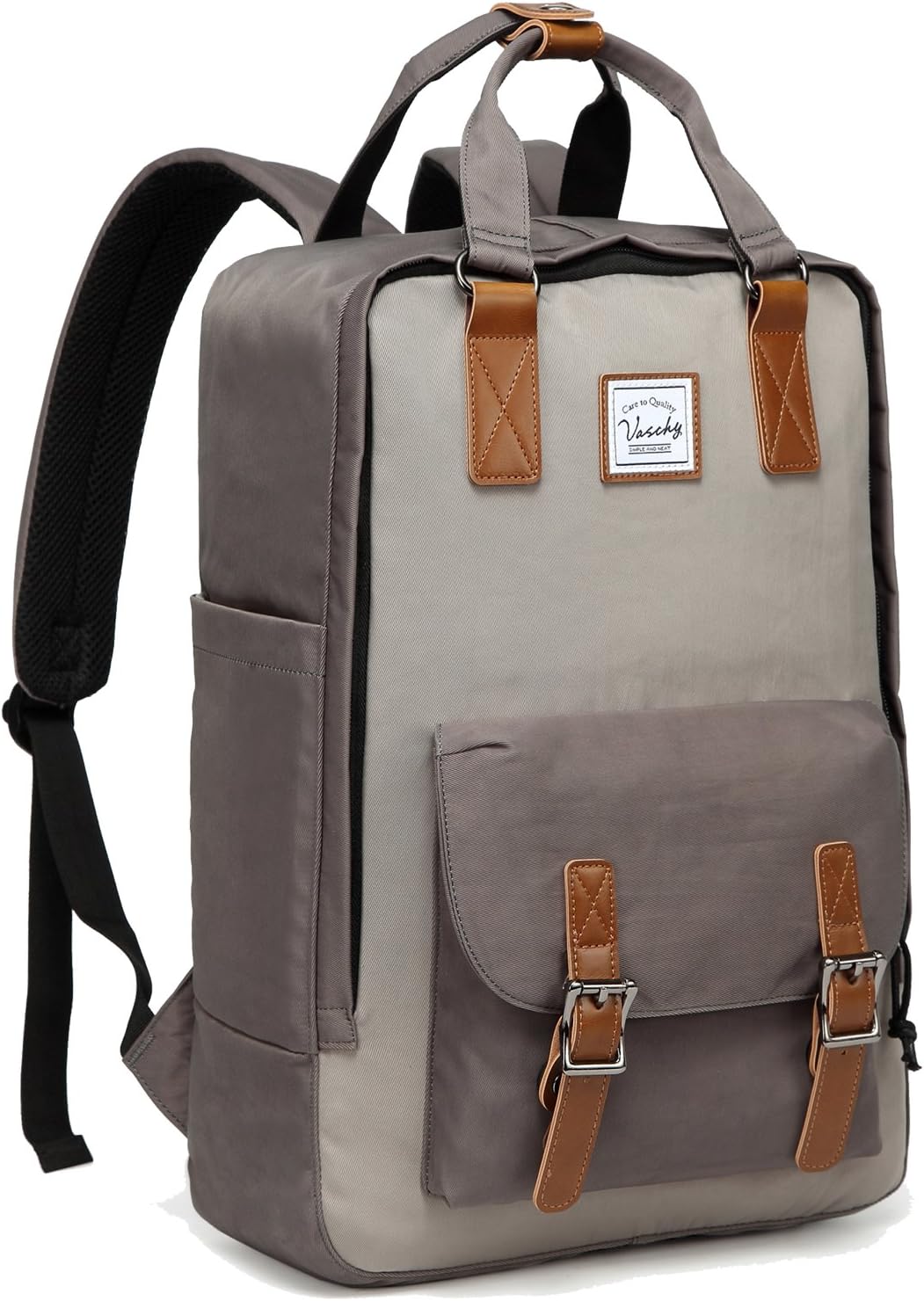 15.6” Waterdichte Vintage Laptop Rugzak met Opbergvakken – UrbanEase