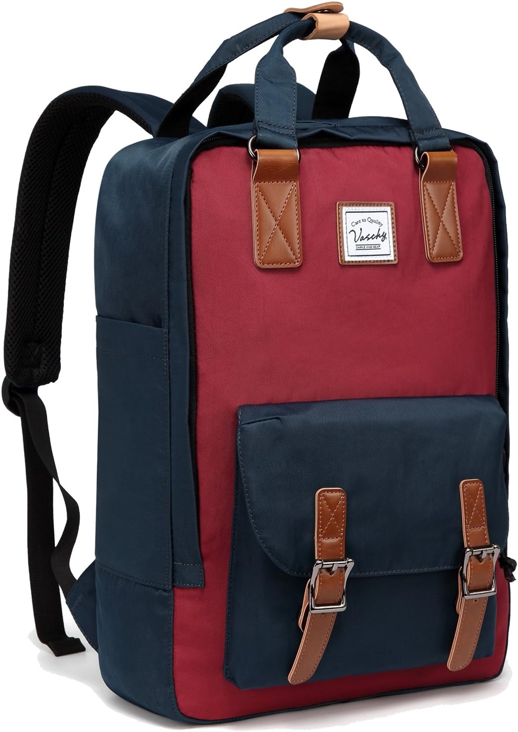15.6” Waterdichte Vintage Laptop Rugzak met Opbergvakken – UrbanEase