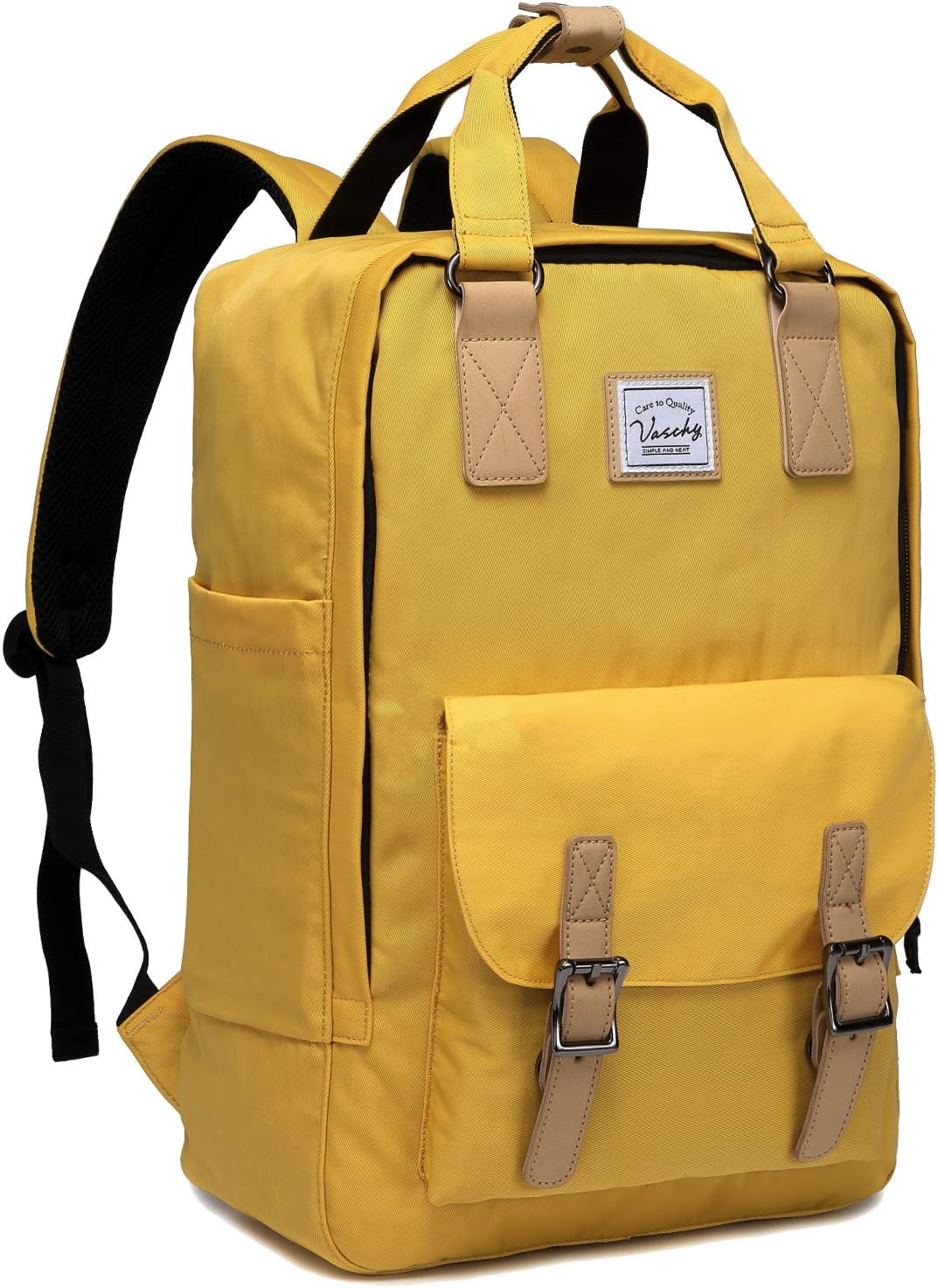 15.6” Waterdichte Vintage Laptop Rugzak met Opbergvakken – UrbanEase