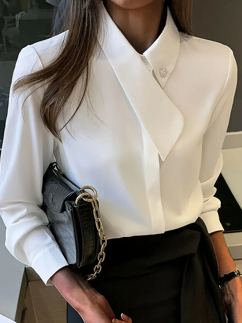 Stijlvolle Witte Damesblouse - Emilia