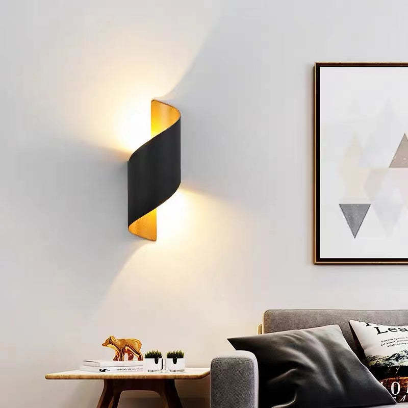 Moderne Spiraal LED Wandlamp - TwistLight